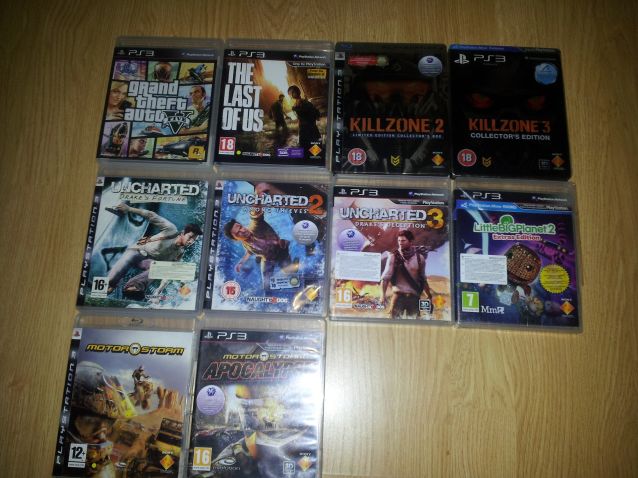 Jelenlegi PS3 gyűjteményem